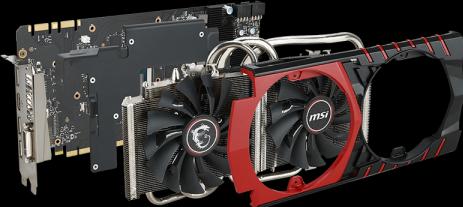 Actual product image MSI GeForce GTX 980 GAMING 4G (4 GB)