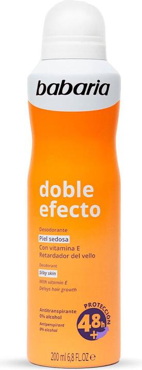 Immagine prodotto Babaria Deodorante Spray Doble Efecto 200ml (Getto vaporizzato, 200 ml)