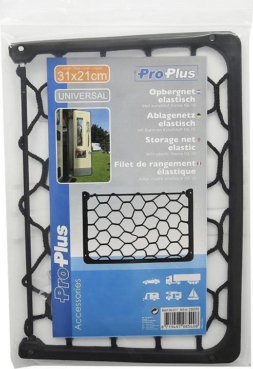 Produktbild ProPlus Ablagenetz elastisch mit Rahmen Kunststoff NS-10