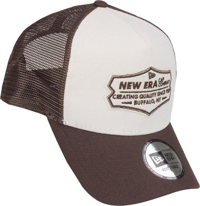 Produktbild New Era Adjustable Trucker Cap - RETRO PATCH braun / beige (One Size)