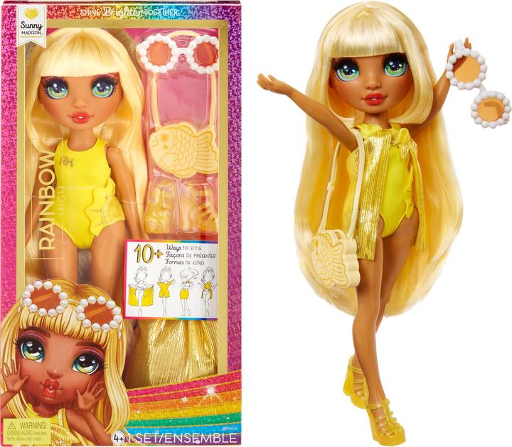 Produktbild MGA Rainbow High Swim & Style Fashion Doll Asst 1
