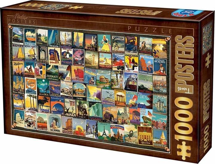 Produktbild D-Toys Puzzle 1000 Tees der Welt (1000 Teile)