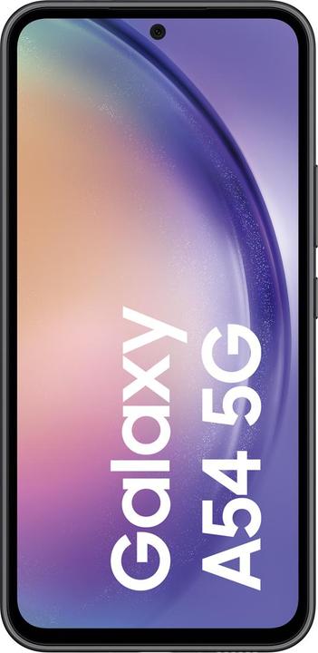 Actual product image Samsung Galaxy A54 5G (128 GB, Awesome Graphite, 6.40", Hybrid Dual SIM, 50 Mpx, 5G)