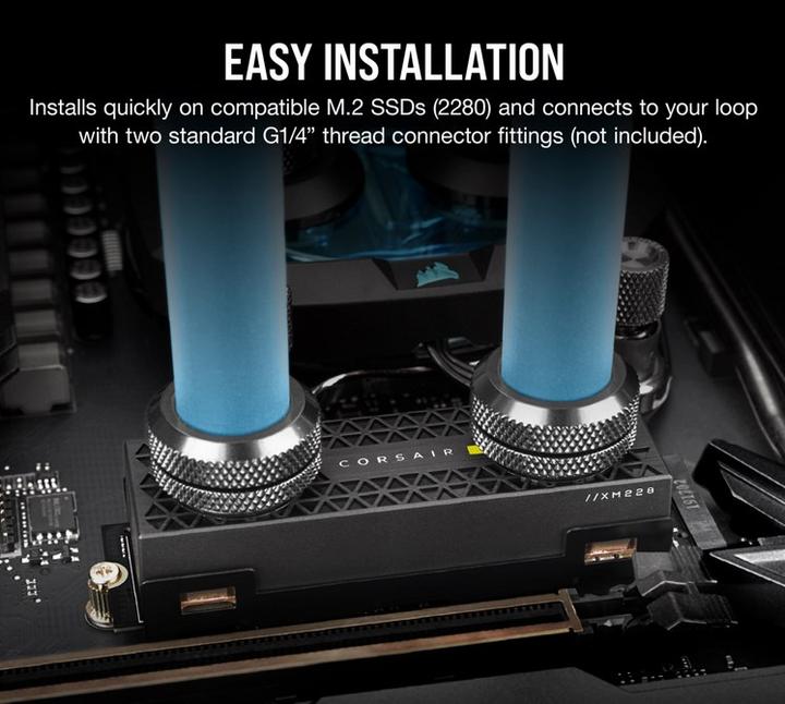 Image du produit Corsair Hydro CX-9029002 Solid-State Drive Waterblock Noir
