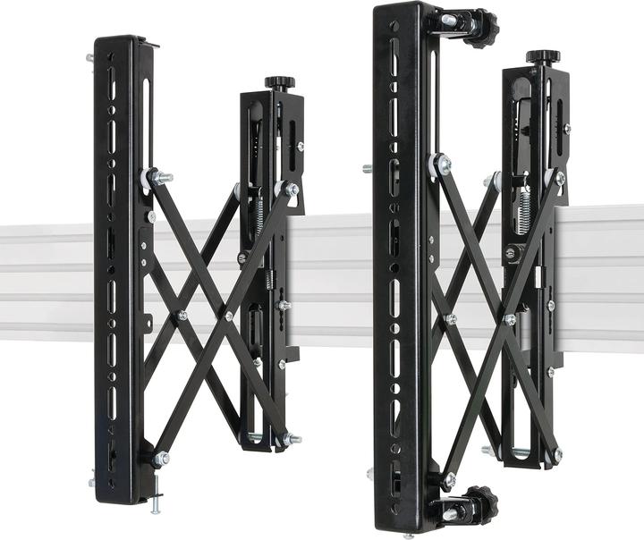 Produktbild b-tech BT8390-VESA400MAP - Schnittstellen-Adapterarm - Schwarz - 50 kg - Schiene - 165 (Wand, 70", 50 kg)