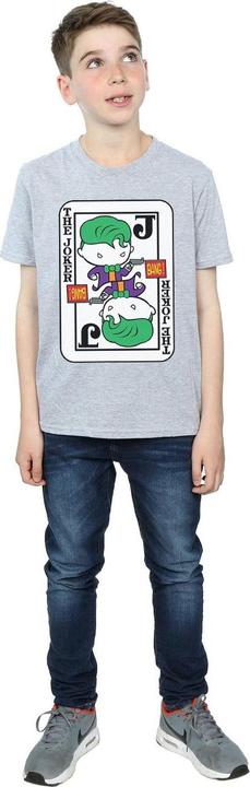 Image du produit - T-shirt CHIBI JOKER PLAYING CARD - Garçon (128)