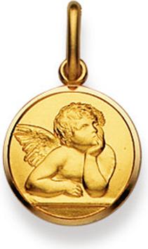 Natsumi Schmuck Engel Anhänger Gelbgold 18K/750 12mm (750/18 K Gelbgold)