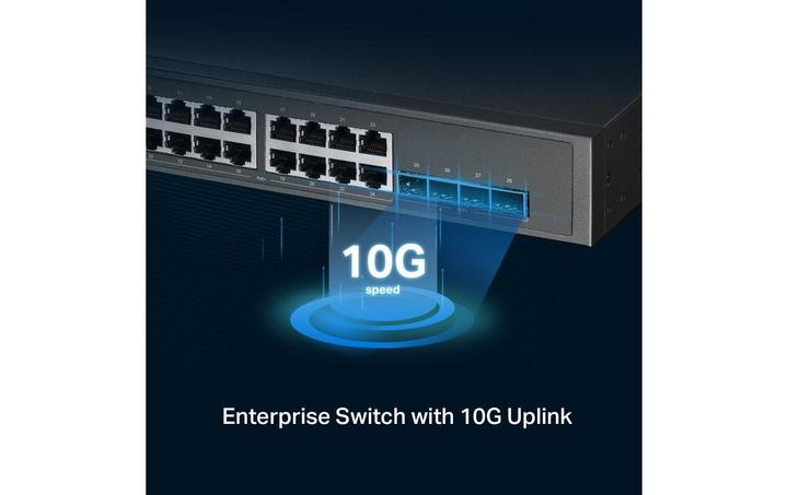 Actual product image TP-Link PoE+ Switch TL-SG3428XPP-M2 (28 Ports)