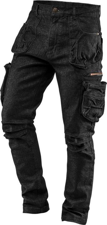 Productafbeelding Neo Zwarte werkbroek met 5 zakken, maat M, met DENIU (M)