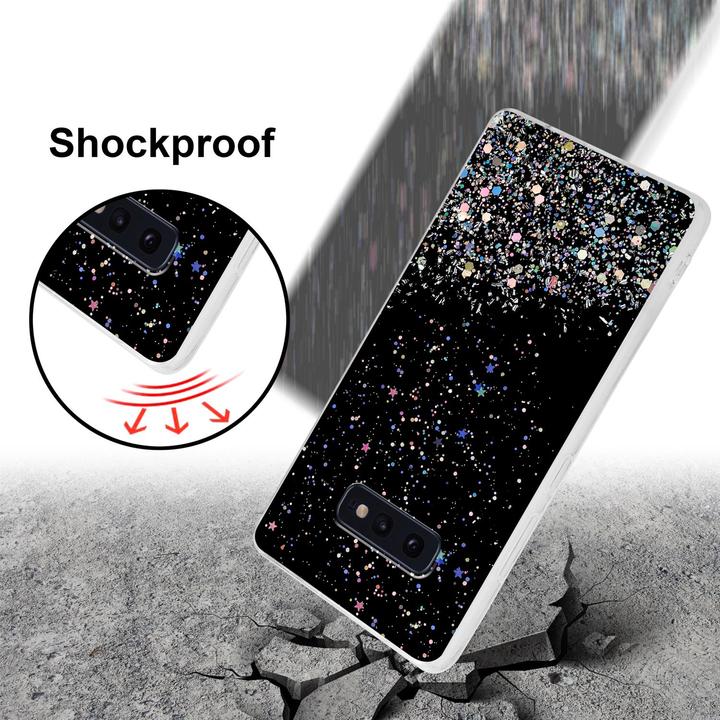 Image du produit Cadorabo Couverture TPU paillettes scintillantes (Samsung Galaxy S10e)