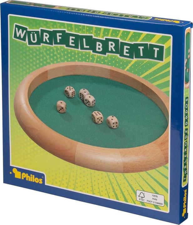 Produktbild Philos Würfelbrett mit Würfel