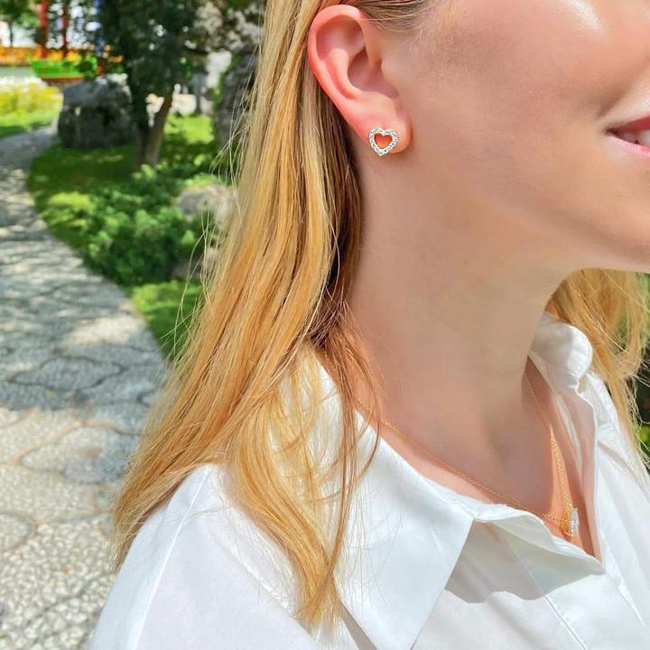 Image du produit Candy Boucles d'oreilles Issa, argent sterling 925, plaqué or (Argent massif de 925)