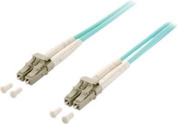 Actual product image equip FO patch cable LC->LC multimode duplex OM3 turk (CAT7, 1 m)