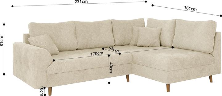 Actual product image Ropez Ariella (Corner sofa)