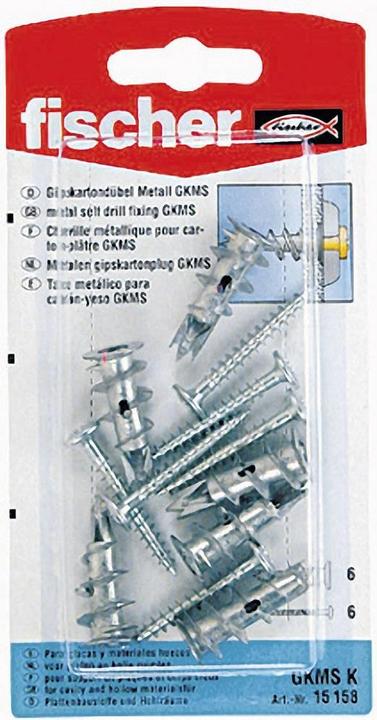 Actual product image Fischer Plasterboard dowel GKM S (6 pcs.)