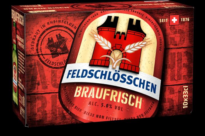 Produktbild Feldschlösschen Braufrisch (10 x 33 cl)