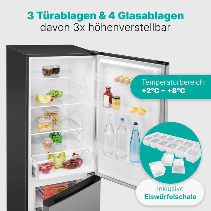 Produktbild Bomann BOM KG 7357 Kühlkombi ix-look (315 l)