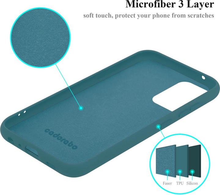 Productafbeelding Cadorabo TPU Liquid Silicone Case Cover (Samsung Galaxy A72, Samsung Galaxy Note 5)