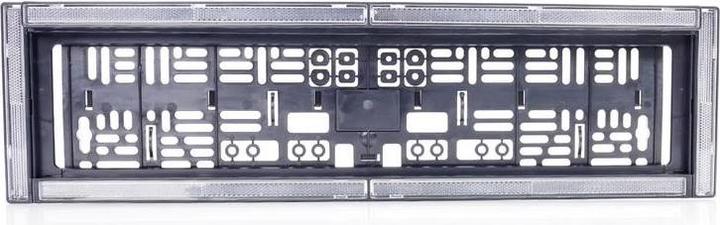 Image du produit WAS W253 2120 Support de plaque d'immatriculation, réflecteur (L x H x P) 584 x 163 x 32mm (Panneaux avant)