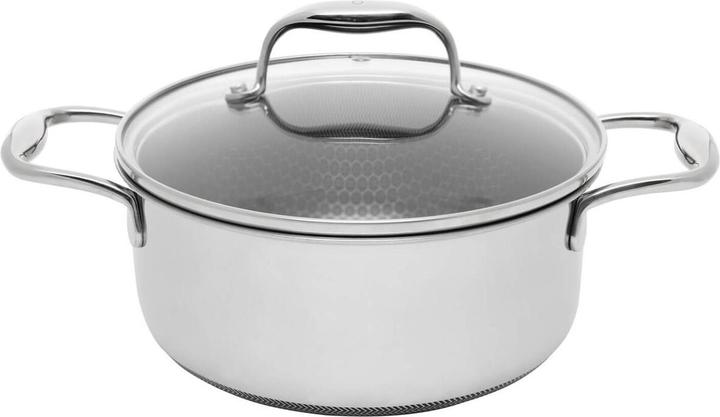 Kohersen Garnek z pokrywką Black Cube 20cm (20 cm, Pot, Aluminium, Stainless steel)