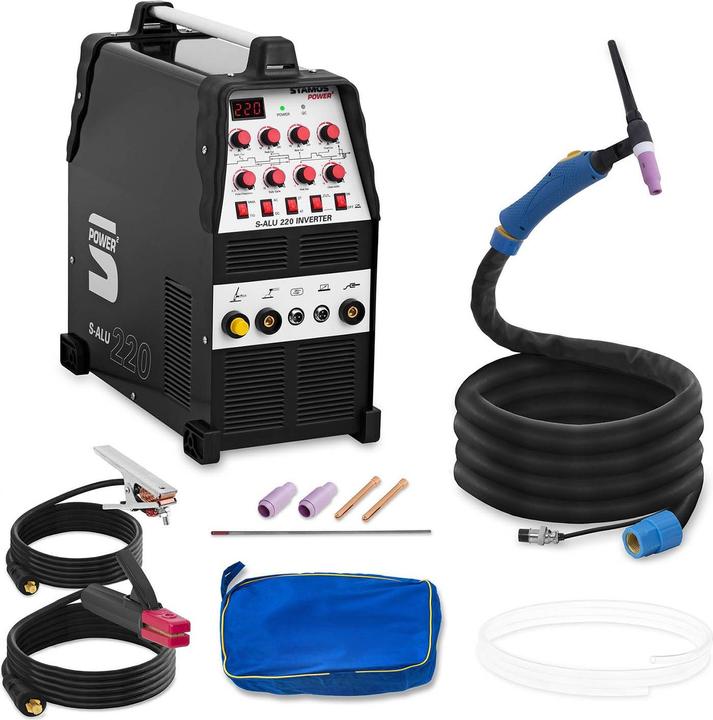 Actual product image Stamos Aluminium Welder - 220 A - 230 V - Pulse - 2/4 Tact