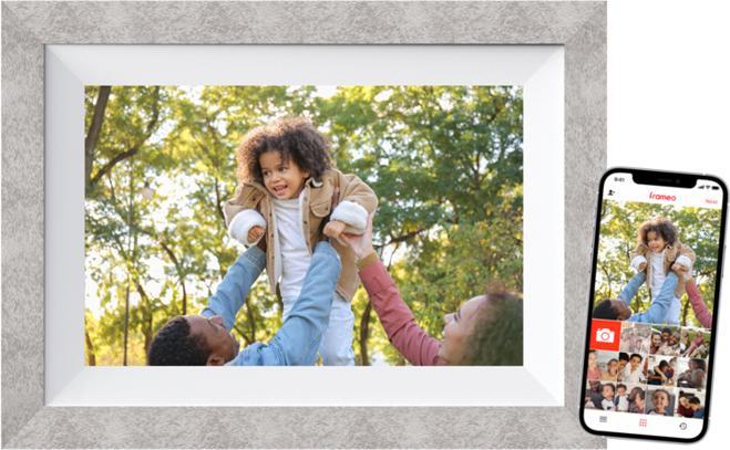 Produktbild Braun Photo BRAUN DigiFrame 10W WiFi Grau (10.10", 1280 x 800 Pixel)
