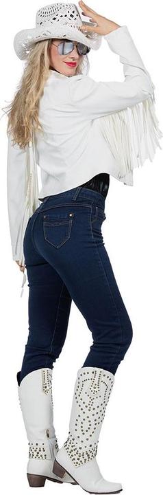 Produktbild Wilbers Damen Festival Jacke mit Fransen, weiss (44)