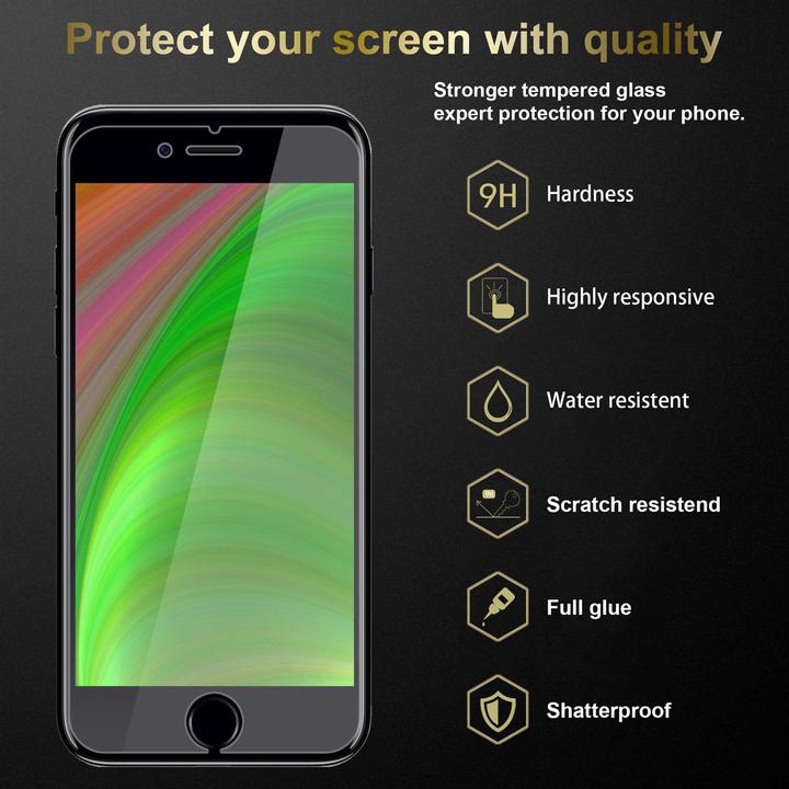 Produktbild Cadorabo Displayschutzglas mit Einbauhilfe (3 Stück, Apple iPhone 6, Apple iPhone 6s Plus)