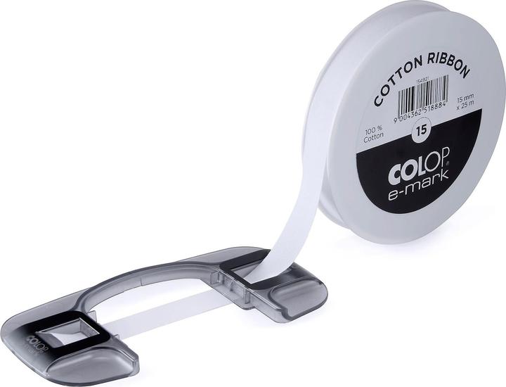 Actual product image Colop Cotton tape 15mmx25m