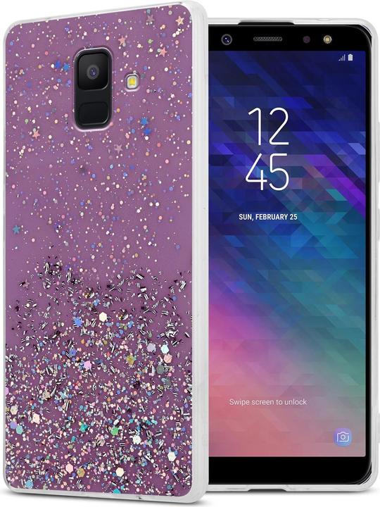 Viola con glitter