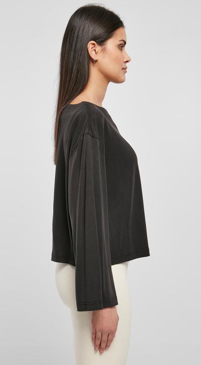 Actual product image Urban Classics Ladies Short Modal Bateau Neckline Longsleeve (5XL)