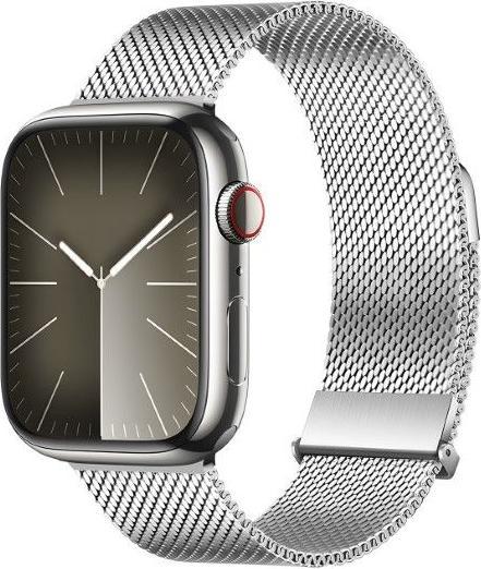 Actual product image Dux Ducis Milanese Pro Armband (40 mm, 38 mm, 41 mm, Stainless steel, Apple Watch Series 8, Apple Watch Series 5, Apple Watch SE (2022/2023), Apple Watch Series 7, Apple Watch Series 9, Apple Watch Series 4, Apple Watch Series 3, Apple Watch SE, Apple Watch Series 6)