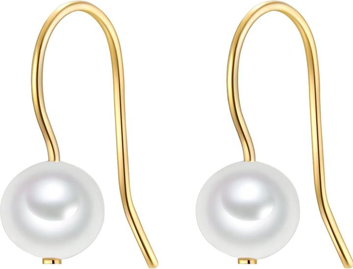 Produktbild Valero Pearls Damen Sterling Silber Süsswasser-Zuchtperle gelbgold - 28653 (Sterling Silber)