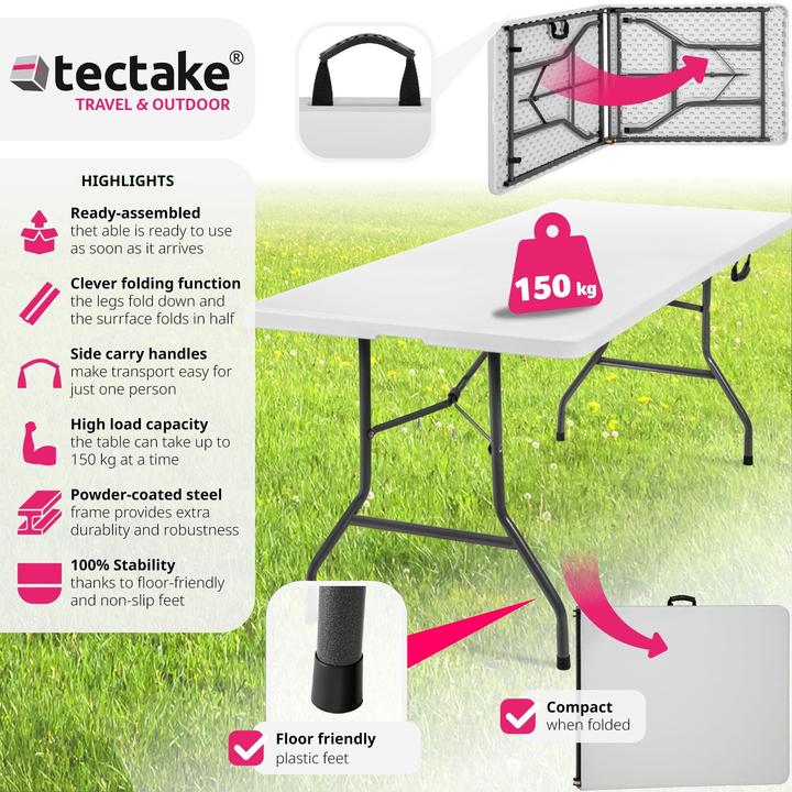 Produktbild tectake Klapptisch