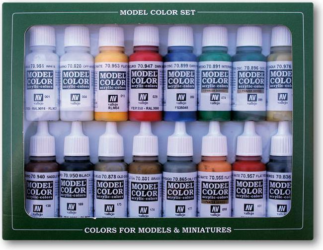Productafbeelding Wittmax Napoleontische kleuren Frans & Brits 1789-1815 16x17 (Messing, Groen, Grijs, Bruin, Rood, Goud, Wit, Zwart, Blauw, 272 ml)