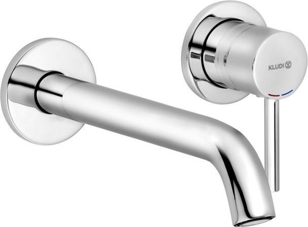 Immagine prodotto Kludi Miscelatore per lavabo a due fori BOZZ, bocca di erogazione 23 cm