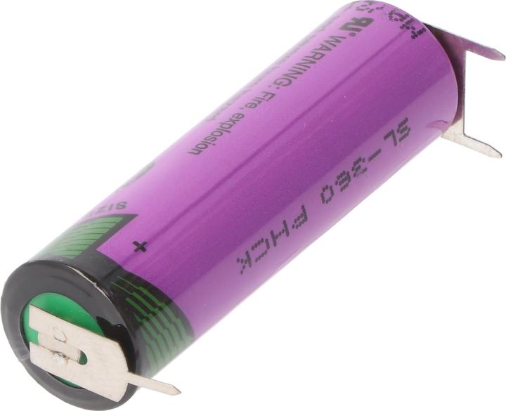 Image du produit Tadiran Lithium Batterie SL-360/PT mit Lötfahnen mit 3er Print Kontakten (1 pcs, AA, 2300 mAh)