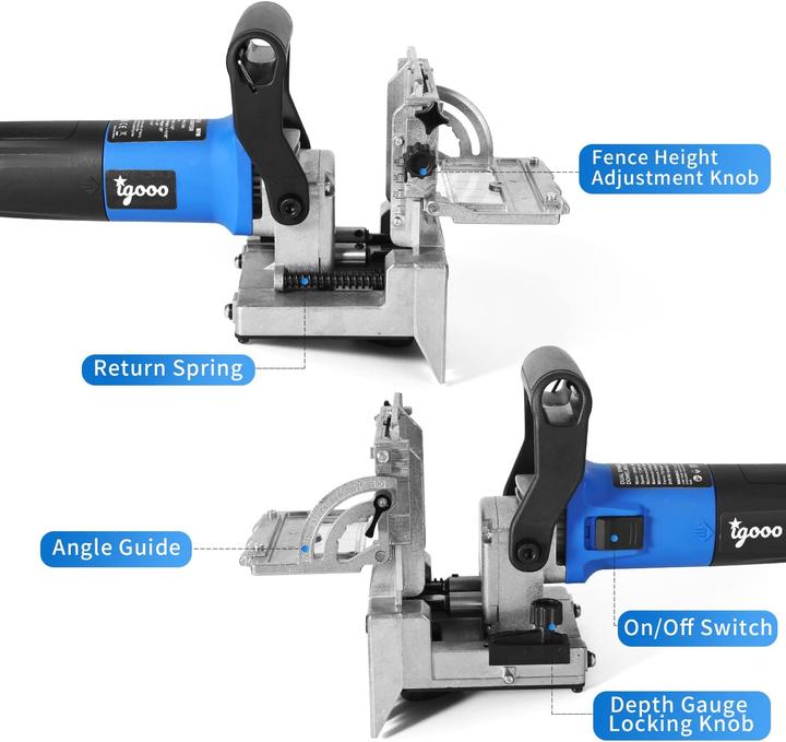 Produktbild igooo Doppelspindel Dübelfräse DJ710