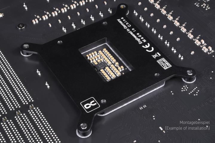 Produktbild Alphacool Apex Backplate XPX/Eisbaer LGA 1700 Metall Full Cover