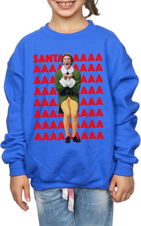Immagine prodotto Elf Buddy Santa Scream Felpa Ragazze (152, 158)