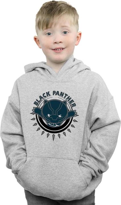 Image du produit - Sweat à capuche KAWAII BLACK PANTHER POUNCE - Garçon (152, 158)