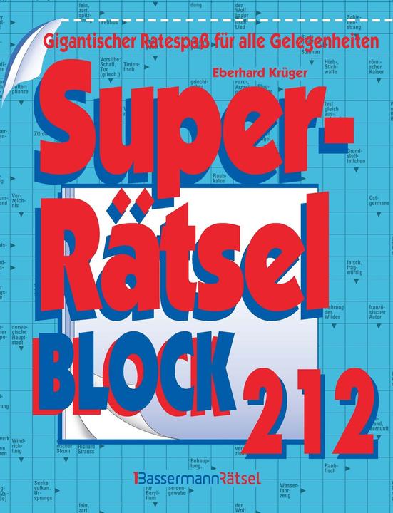 Produktbild Superrätselblock 212 (Deutsch)