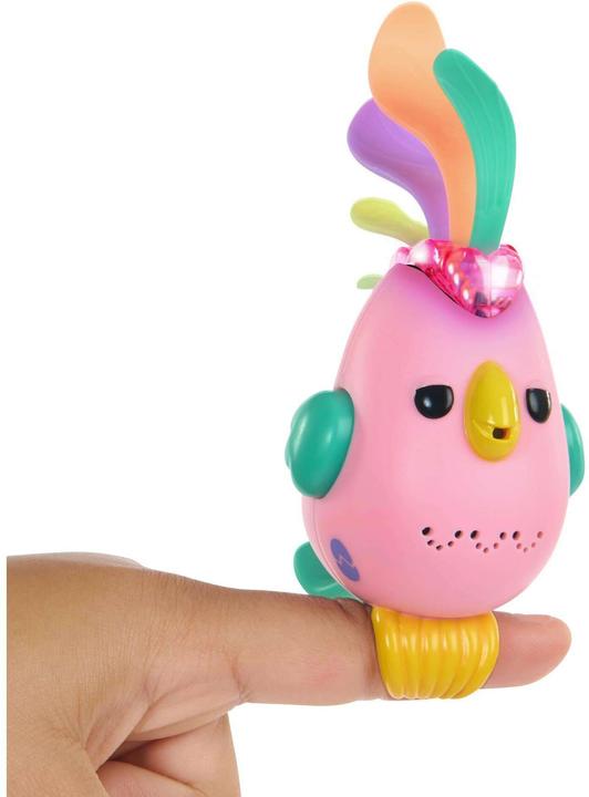 Produktbild WowWee Fingerlings Sweet Tweets Interactive Bird: Debbie, Record & Play Secret Messages, 40+ Sounds & React (Multilingual)