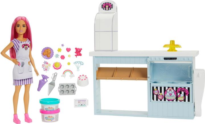 Actual product image Barbie Bakery Playset with Doll and Accessories