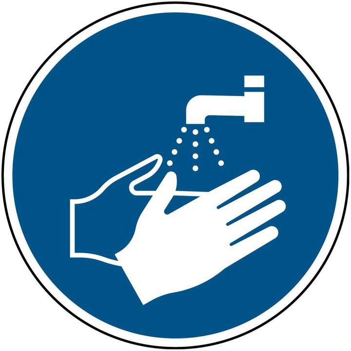 Productafbeelding Brady ISO-veiligheidslabels - Handen wassen