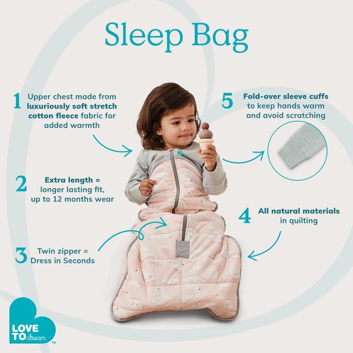 Produktbild Love to Dream Schlafsack (88 cm, 3.5 TOG, Winter)