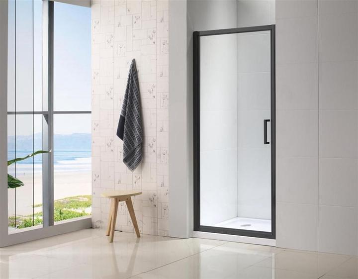 Image du produit Masterjero PORTE DE DOUCHE 80X190CM 6MM NOIR