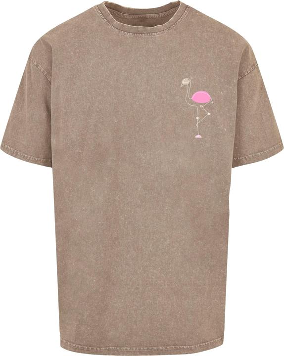 Immagine prodotto Merchcode Maglietta oversize pesante lavata con acido Flamingo - 116899 (M)