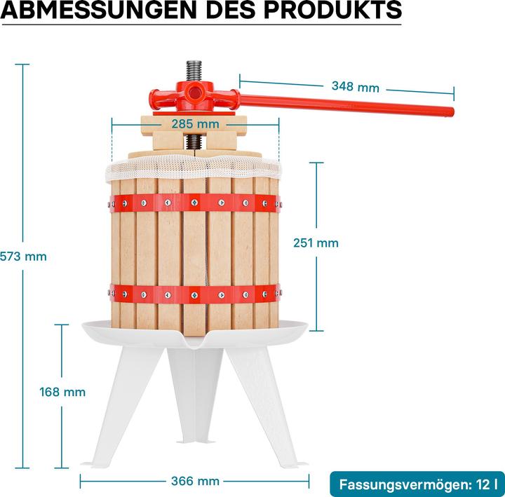 Immagine prodotto Wiltec Pressa per frutta