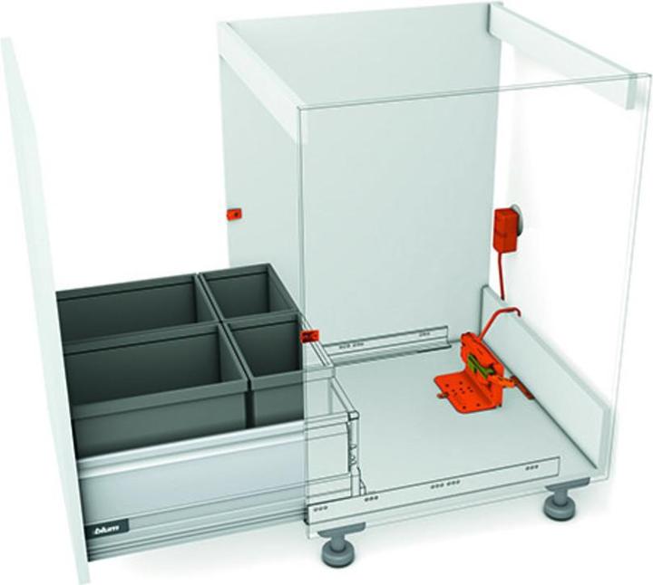 Produktbild Blum SERVO-DRIVE uno für stehende Mülllösungen